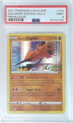 V1915: 2021: Galarian Zapdos: SWSH124: Prerelease Promo: PSA: 9: MINT: 95142746